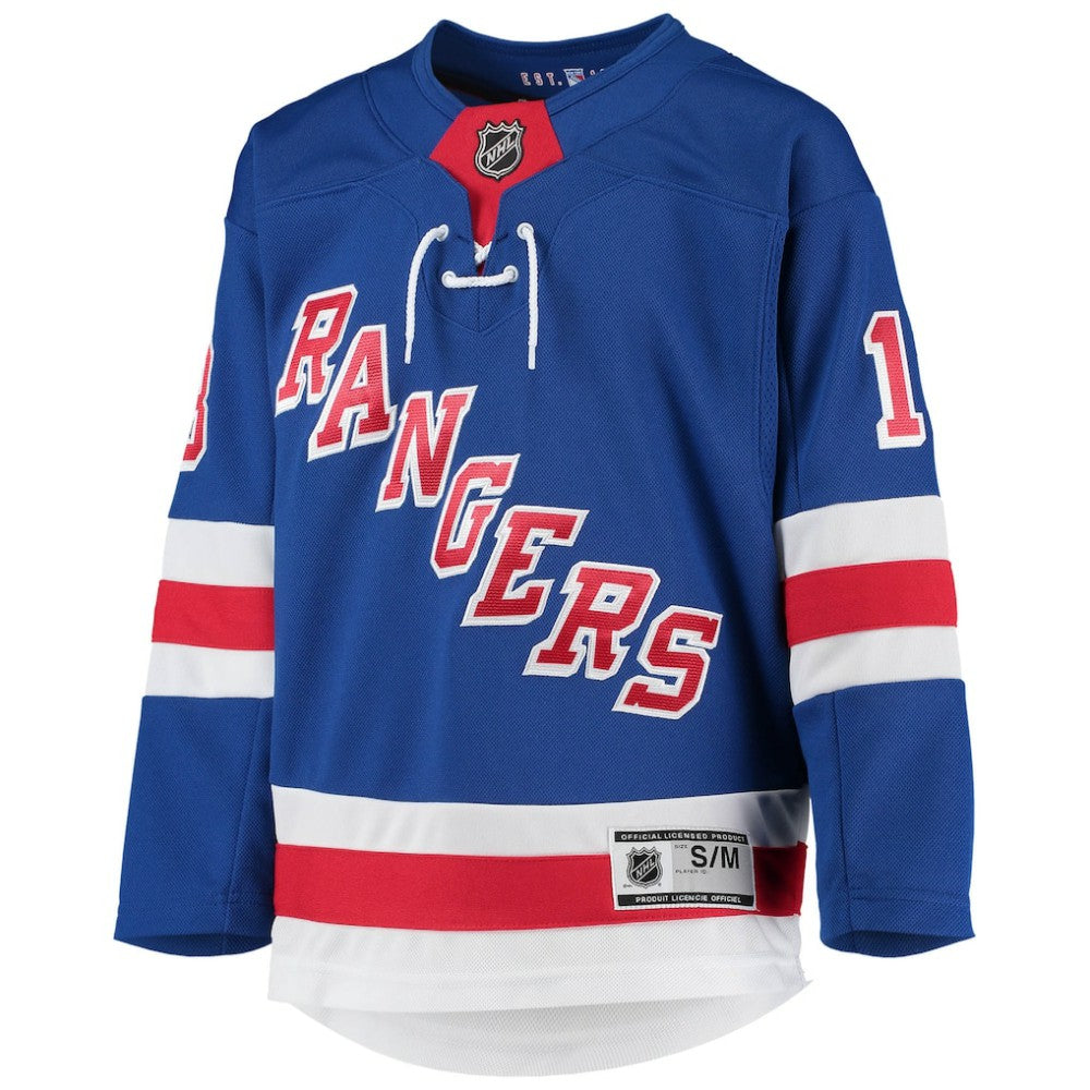 Alexis Lafreniere New York Rangers Youth Home Premier Player Jersey For Sale
