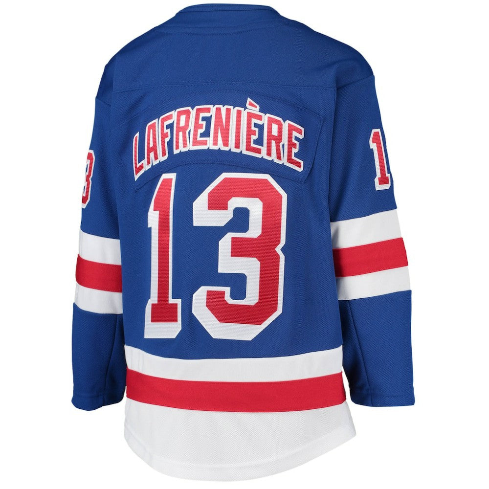 Alexis Lafreniere New York Rangers Youth Home Premier Player Jersey For Sale