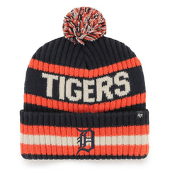Detroit Tigers '47 Bering Cuffed Knit Hat with Pom | MLB US