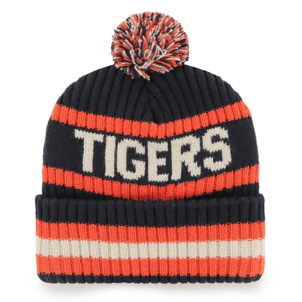 Detroit Tigers '47 Bering Cuffed Knit Hat with Pom | MLB US