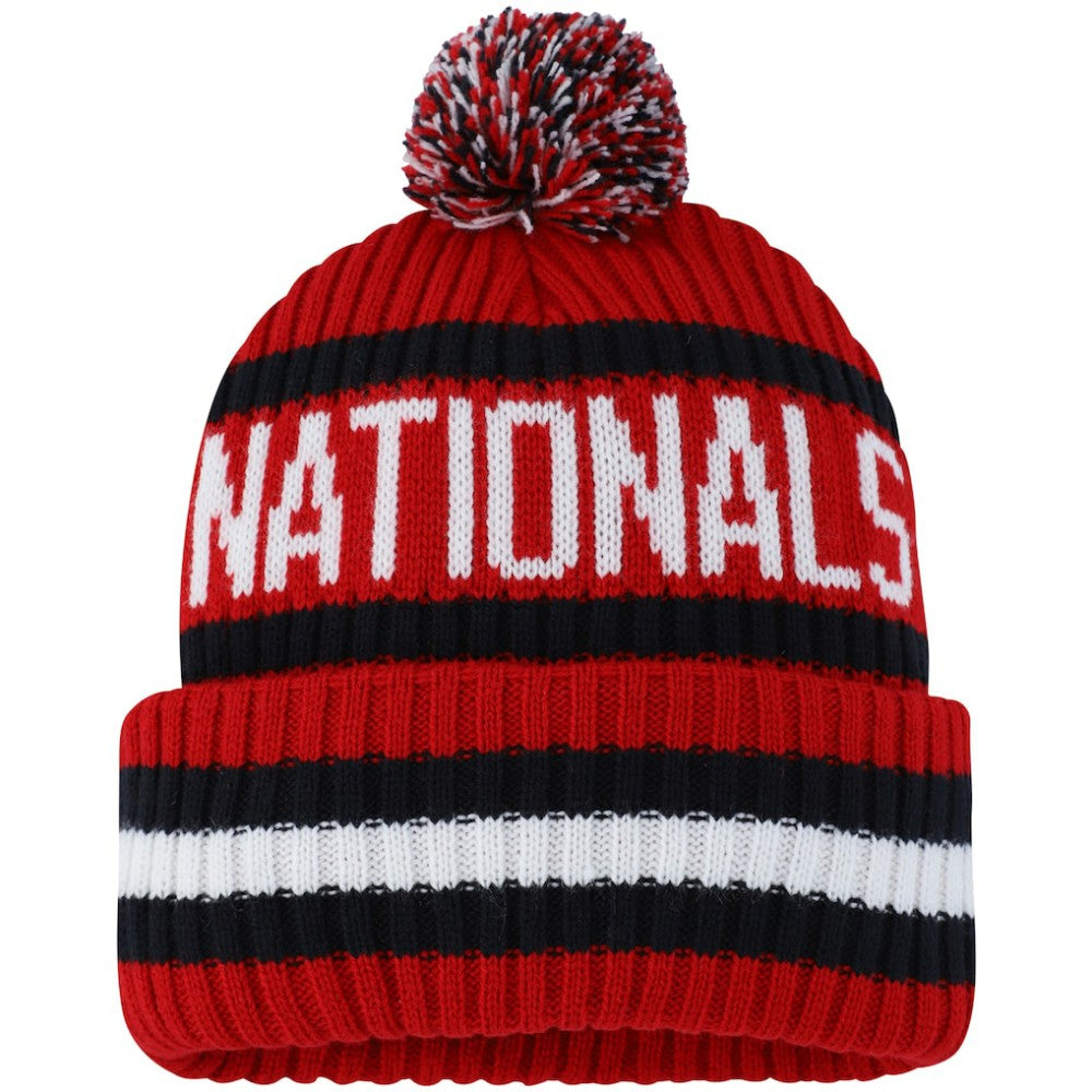 Washington Nationals '47 Bering Cuffed Knit Hat with Pom | MLB US