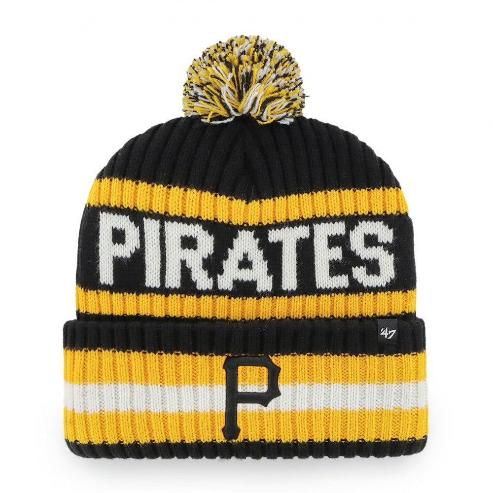 Pittsburgh Pirates '47 Bering Cuffed Knit Hat with Pom | MLB Discount