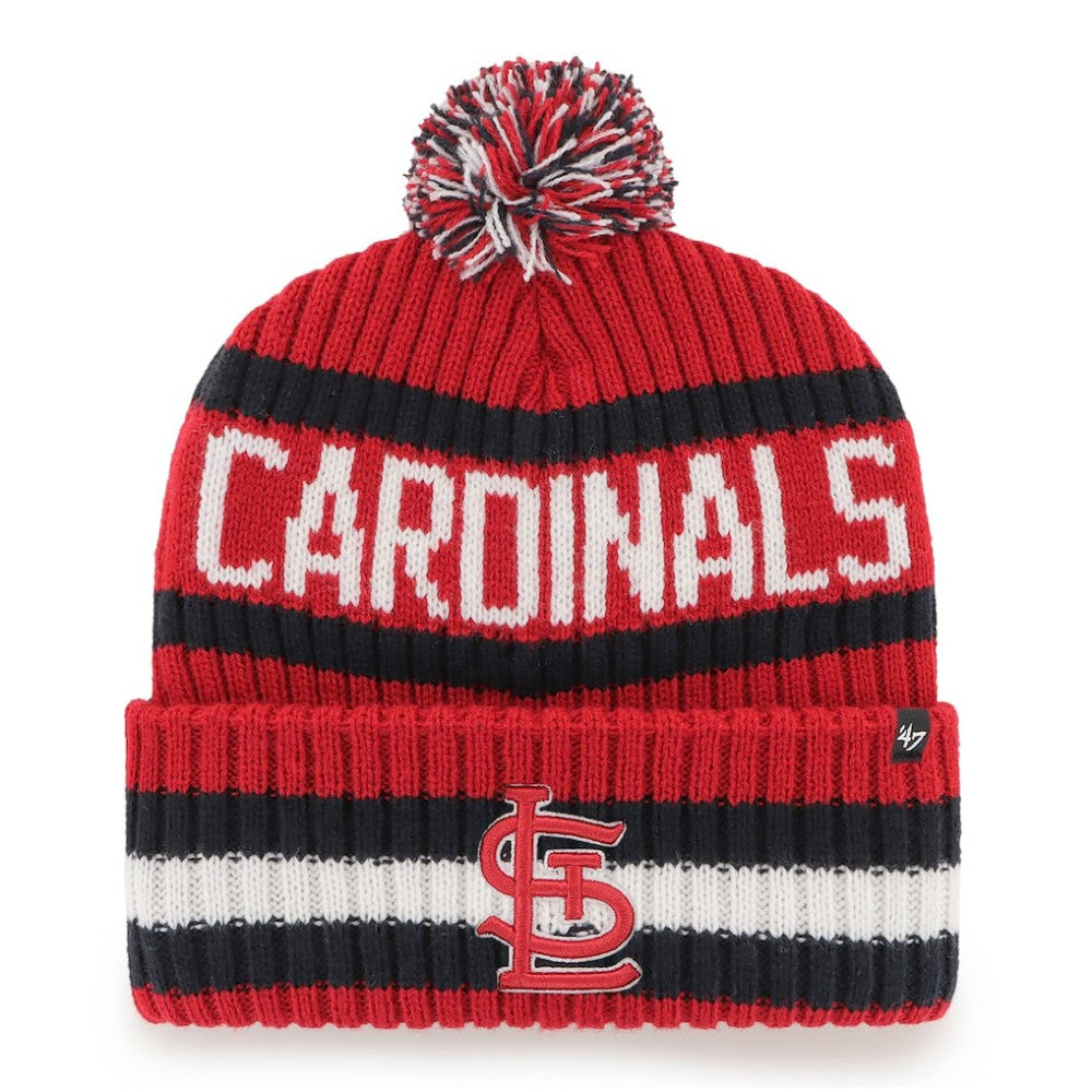St. Louis Cardinals '47 Bering Cuffed Knit Hat with Pom | MLB New