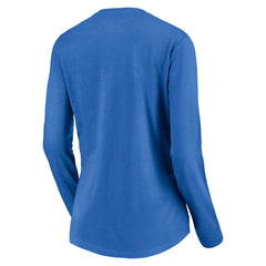 Los Angeles Chargers Fanatics Women's Slogan V-Neck Long Sleeve T-Shirt