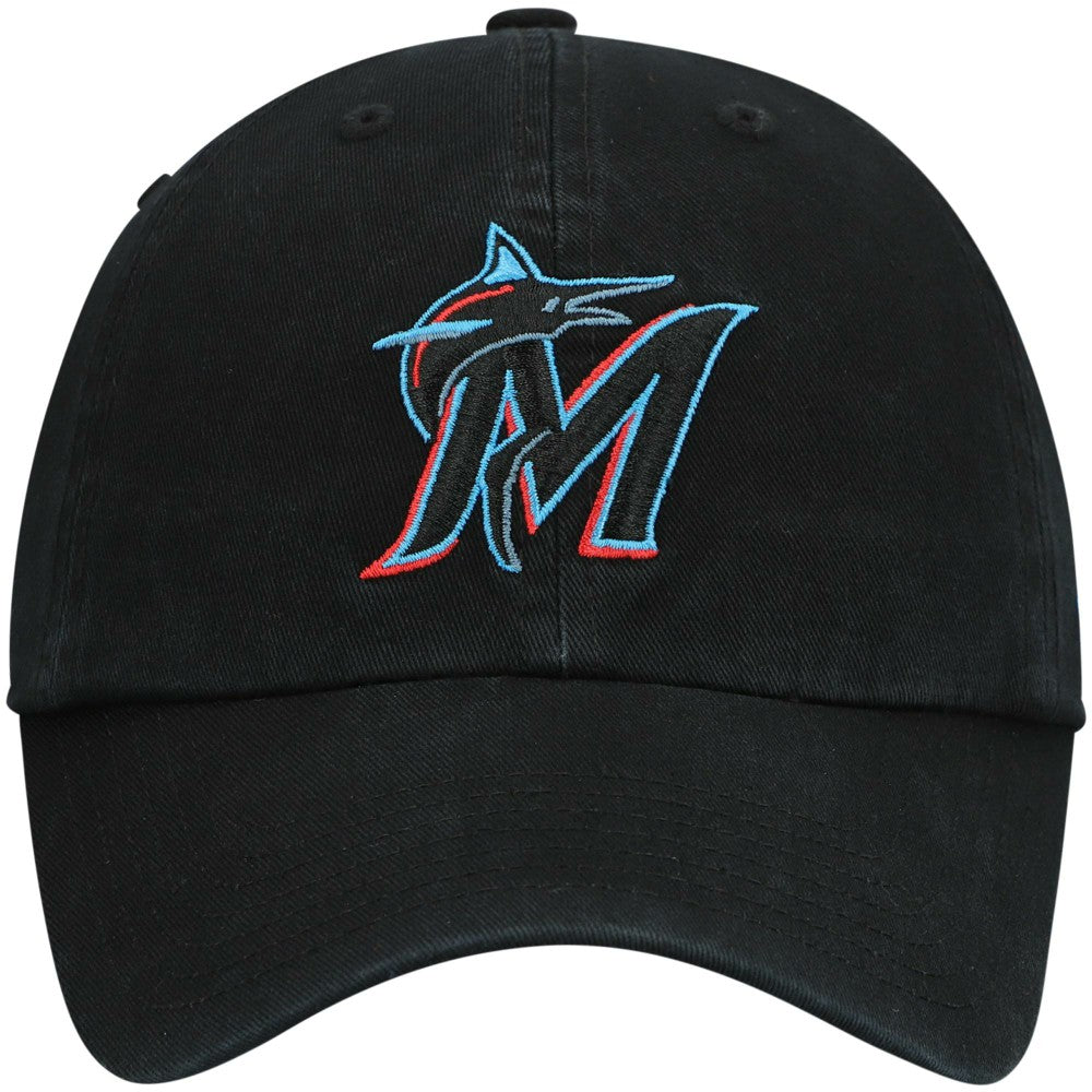 Miami Marlins '47 Youth Team Logo Clean Up Adjustable Hat | MLB On Sale