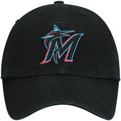 Miami Marlins '47 Youth Team Logo Clean Up Adjustable Hat | MLB On Sale