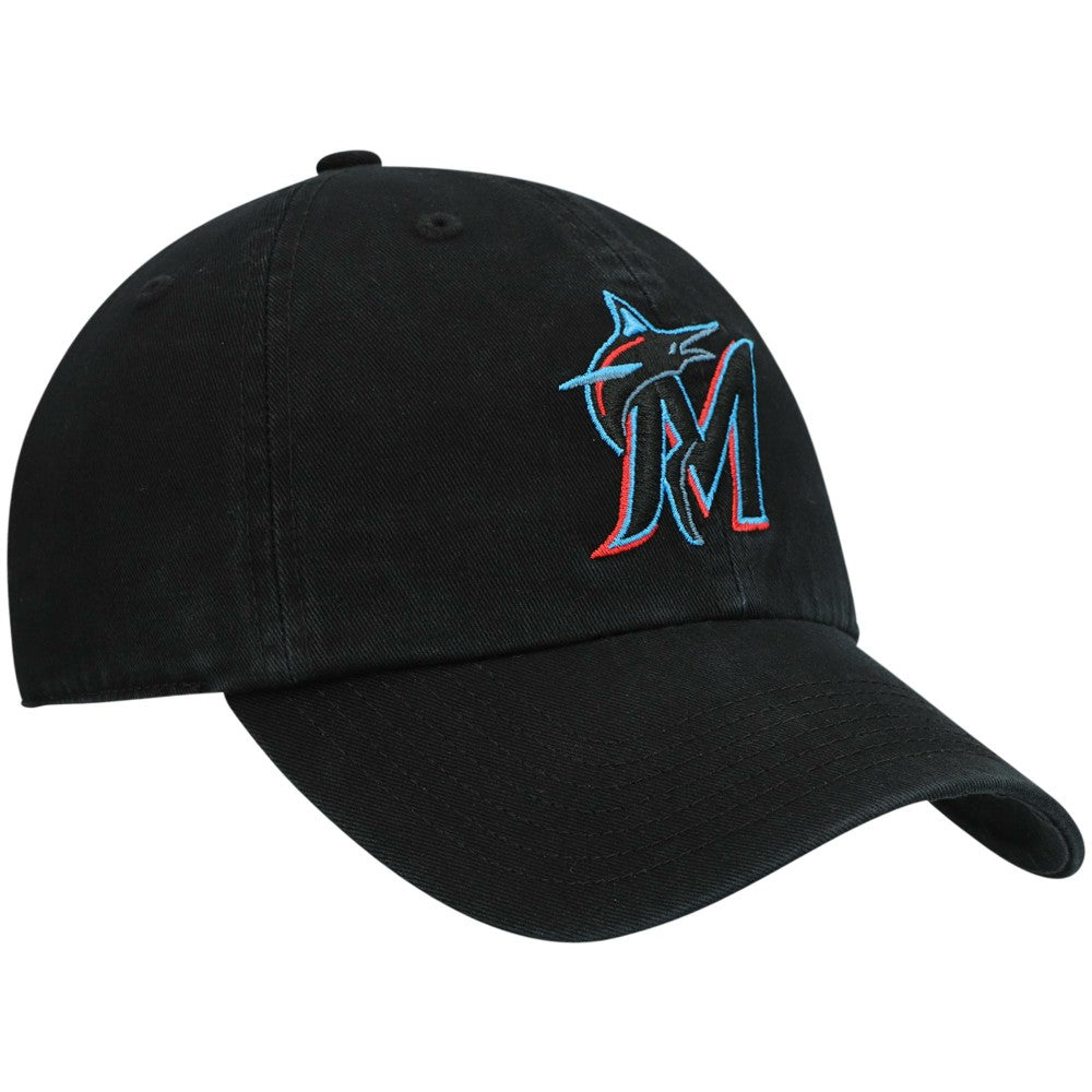 Miami Marlins '47 Youth Team Logo Clean Up Adjustable Hat | MLB On Sale