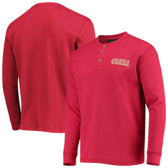 San Francisco 49ers  Dunbrooke Logo Maverick Thermal Henley Long Sleeve T-Shirt