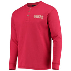 San Francisco 49ers  Dunbrooke Logo Maverick Thermal Henley Long Sleeve T-Shirt