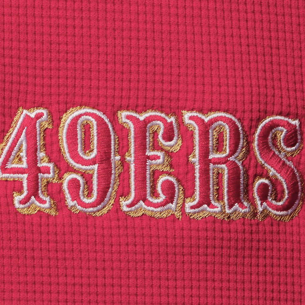 San Francisco 49ers  Dunbrooke Logo Maverick Thermal Henley Long Sleeve T-Shirt