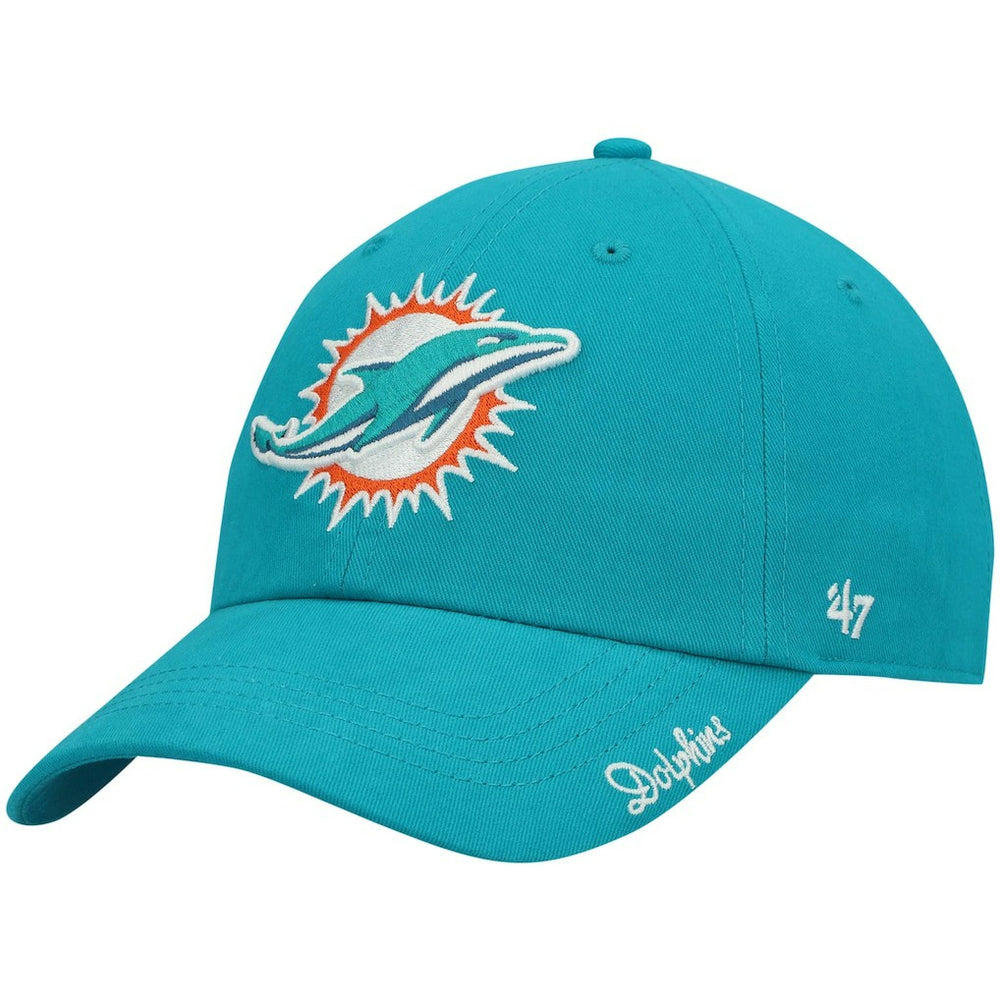 Miami Dolphins 47 brand '47 Women's Miata Clean Up Primary Adjustable Hat