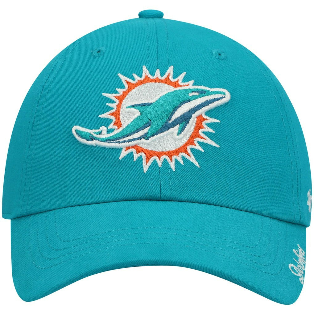 Miami Dolphins 47 brand '47 Women's Miata Clean Up Primary Adjustable Hat