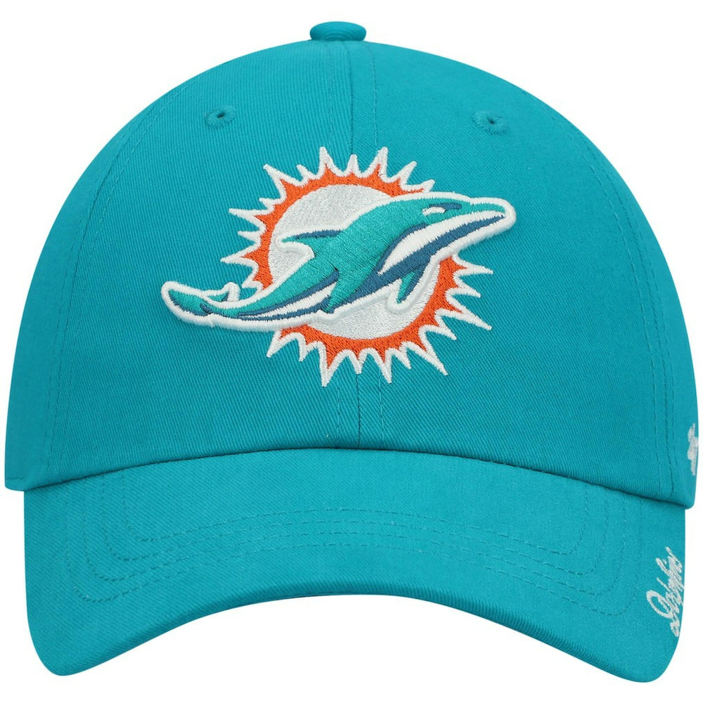 Miami Dolphins 47 brand '47 Women's Miata Clean Up Primary Adjustable Hat