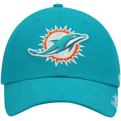 Miami Dolphins 47 brand '47 Women's Miata Clean Up Primary Adjustable Hat