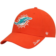 Miami Dolphins 47 brand '47 Women's Miata Clean Up Secondary Logo Adjustable Hat