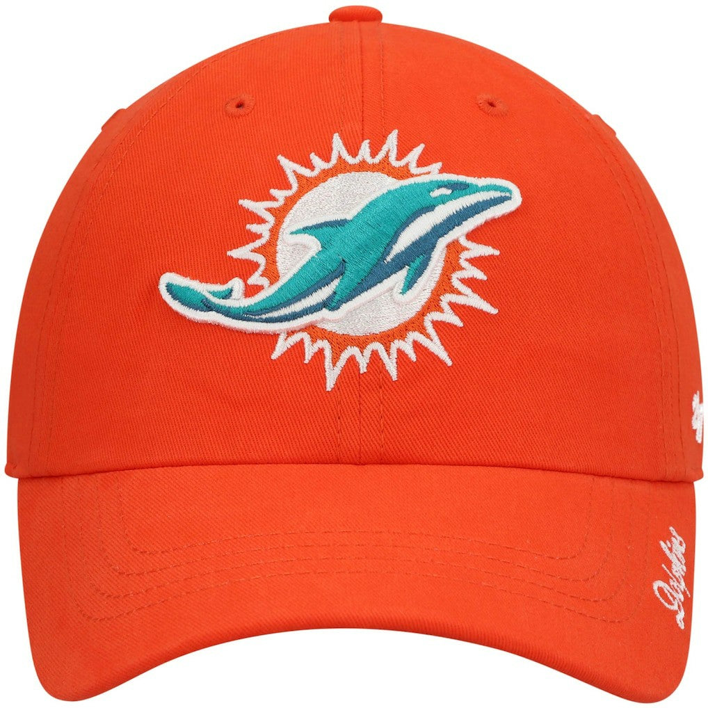 Miami Dolphins 47 brand '47 Women's Miata Clean Up Secondary Logo Adjustable Hat