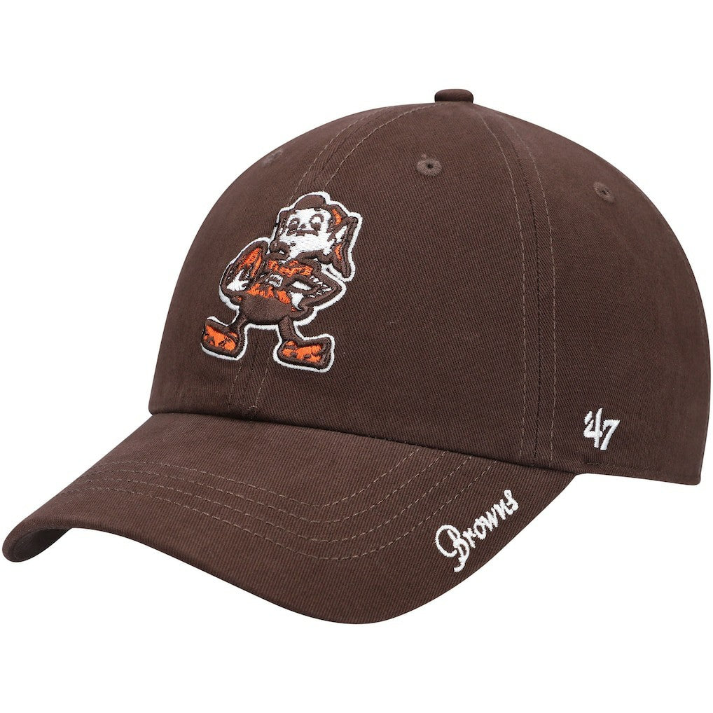 Cleveland Browns 47 brand '47 Women's Brownie The Elf Miata Clean Up Adjustable Hat
