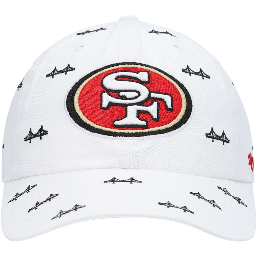 San Francisco 49ers 47 brand '47 Women's Team Confetti Clean Up Adjustable Hat