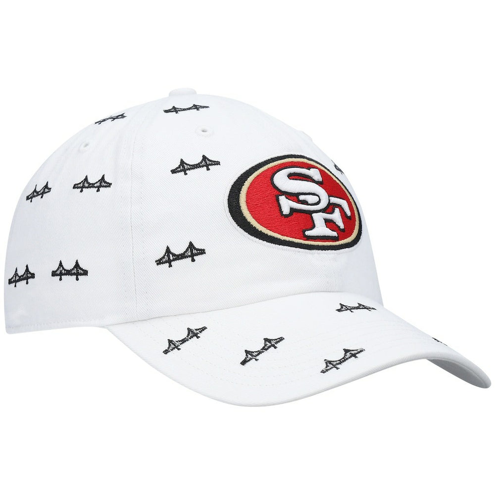 San Francisco 49ers 47 brand '47 Women's Team Confetti Clean Up Adjustable Hat