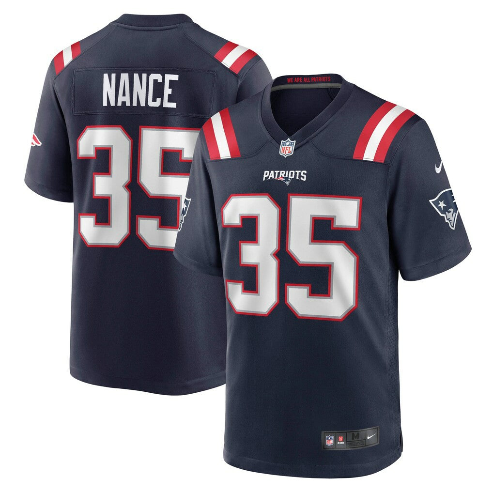 New England Patriots Nike Jim Nance  Retired Player Jersey
