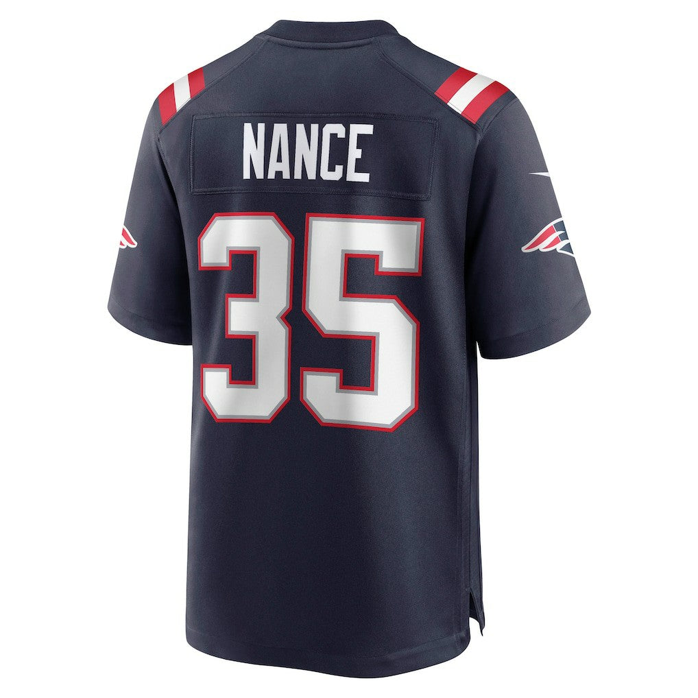 New England Patriots Nike Jim Nance  Retired Player Jersey