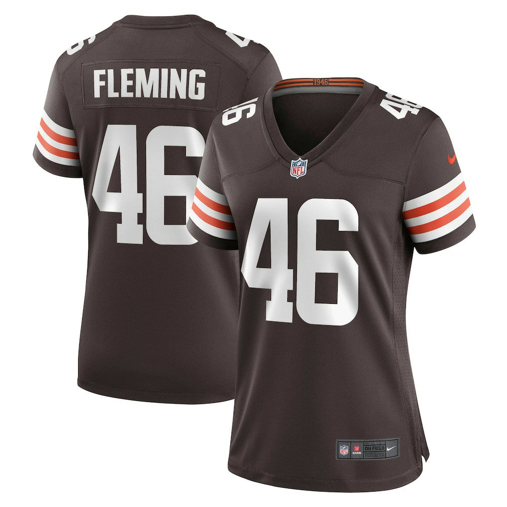 Cleveland Browns Nike Don Fleming  Women's Retired Player Jersey