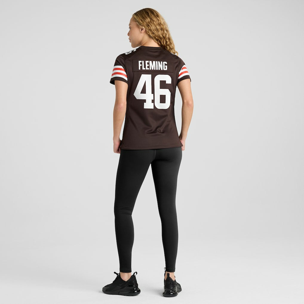 Cleveland Browns Nike Don Fleming  Women's Retired Player Jersey