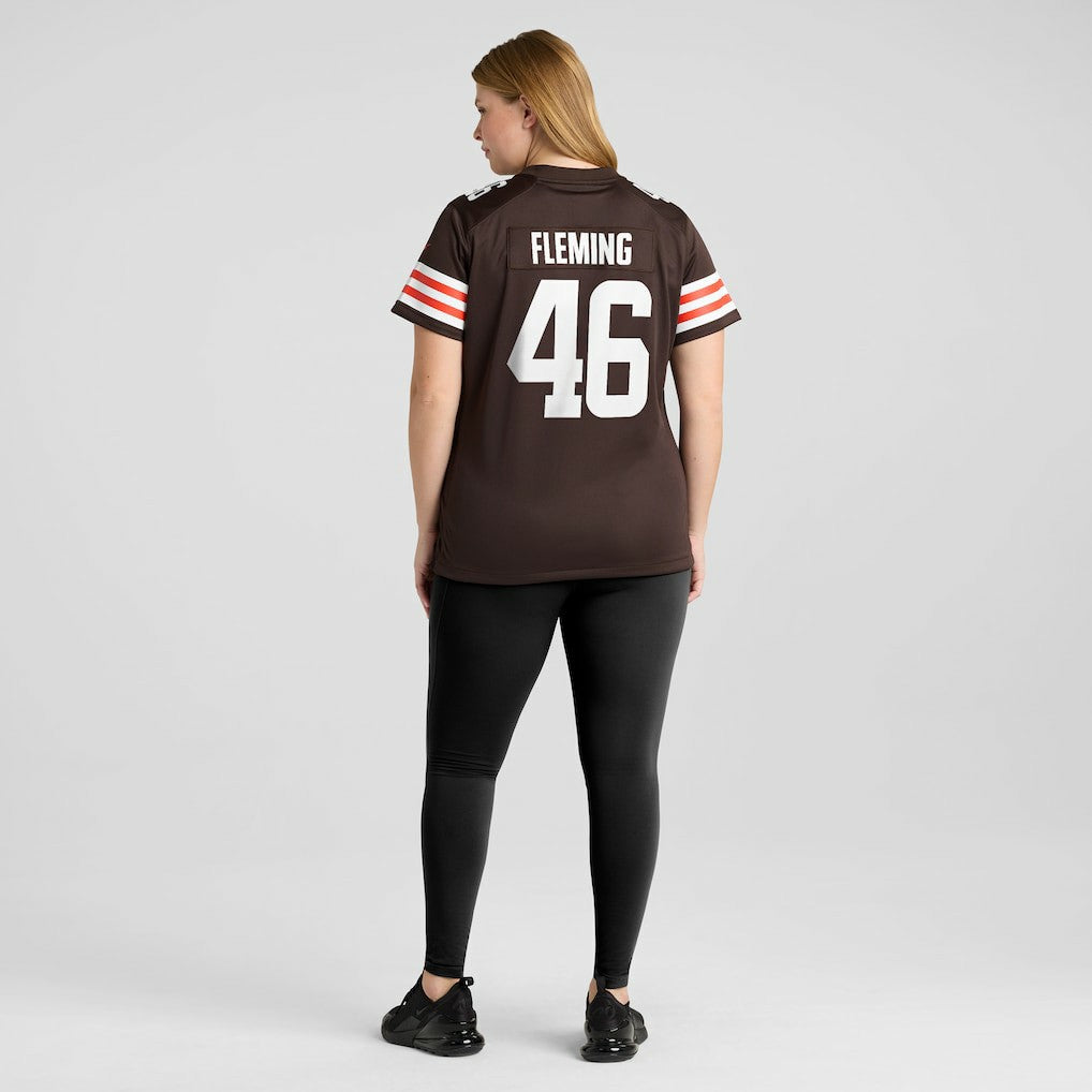 Cleveland Browns Nike Don Fleming  Women's Retired Player Jersey
