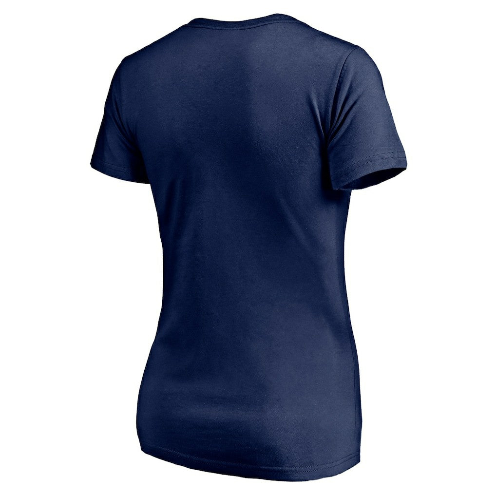 San Francisco 49ers  Women's Red White and Team V-Neck T-Shirt