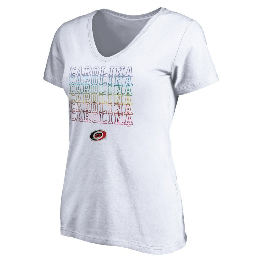 Carolina Hurricanes Women's City Pride V-Neck T-Shirt Discount