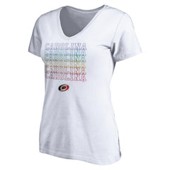 Carolina Hurricanes Women's City Pride V-Neck T-Shirt Discount