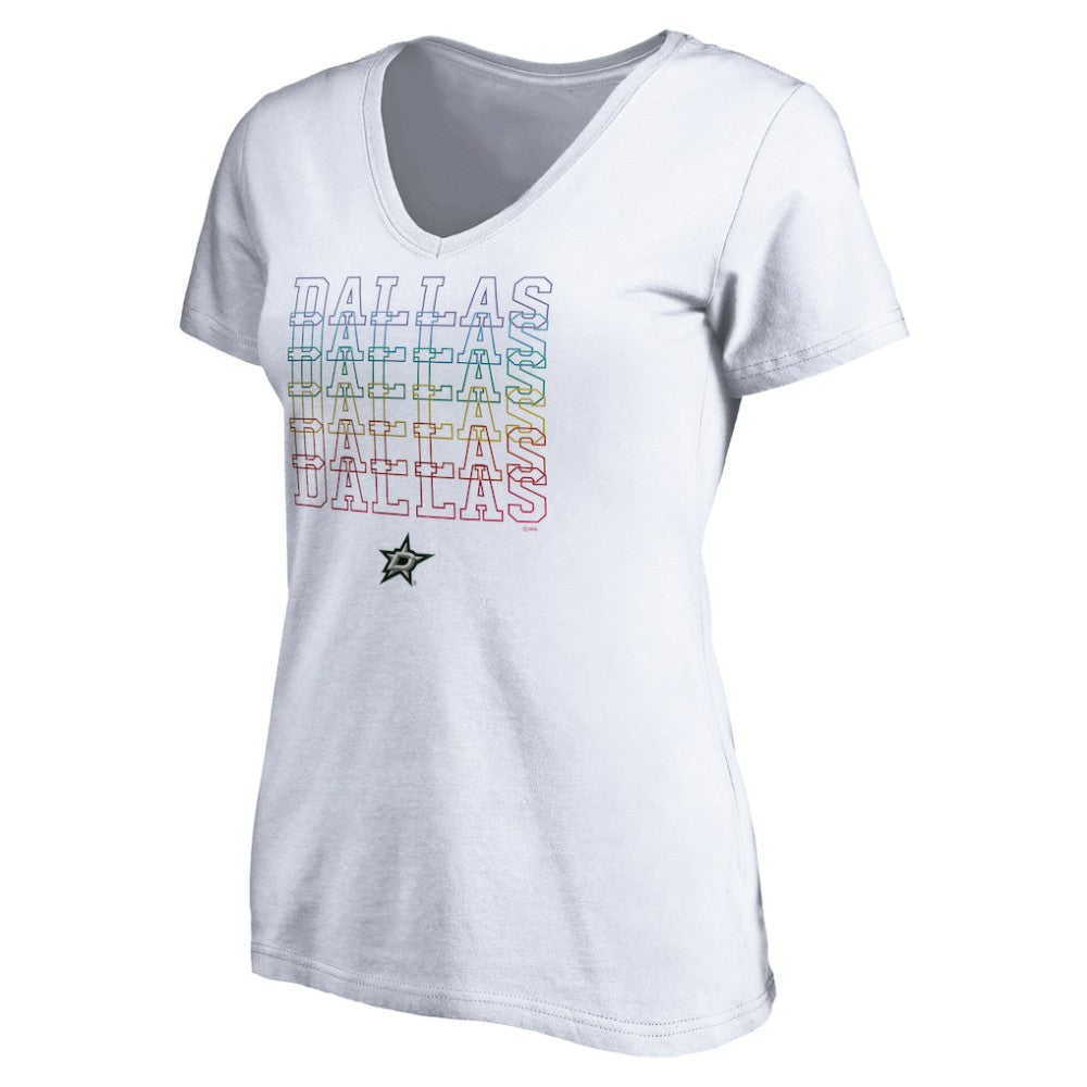 Dallas Stars Women's City Pride V-Neck T-Shirt Outlet