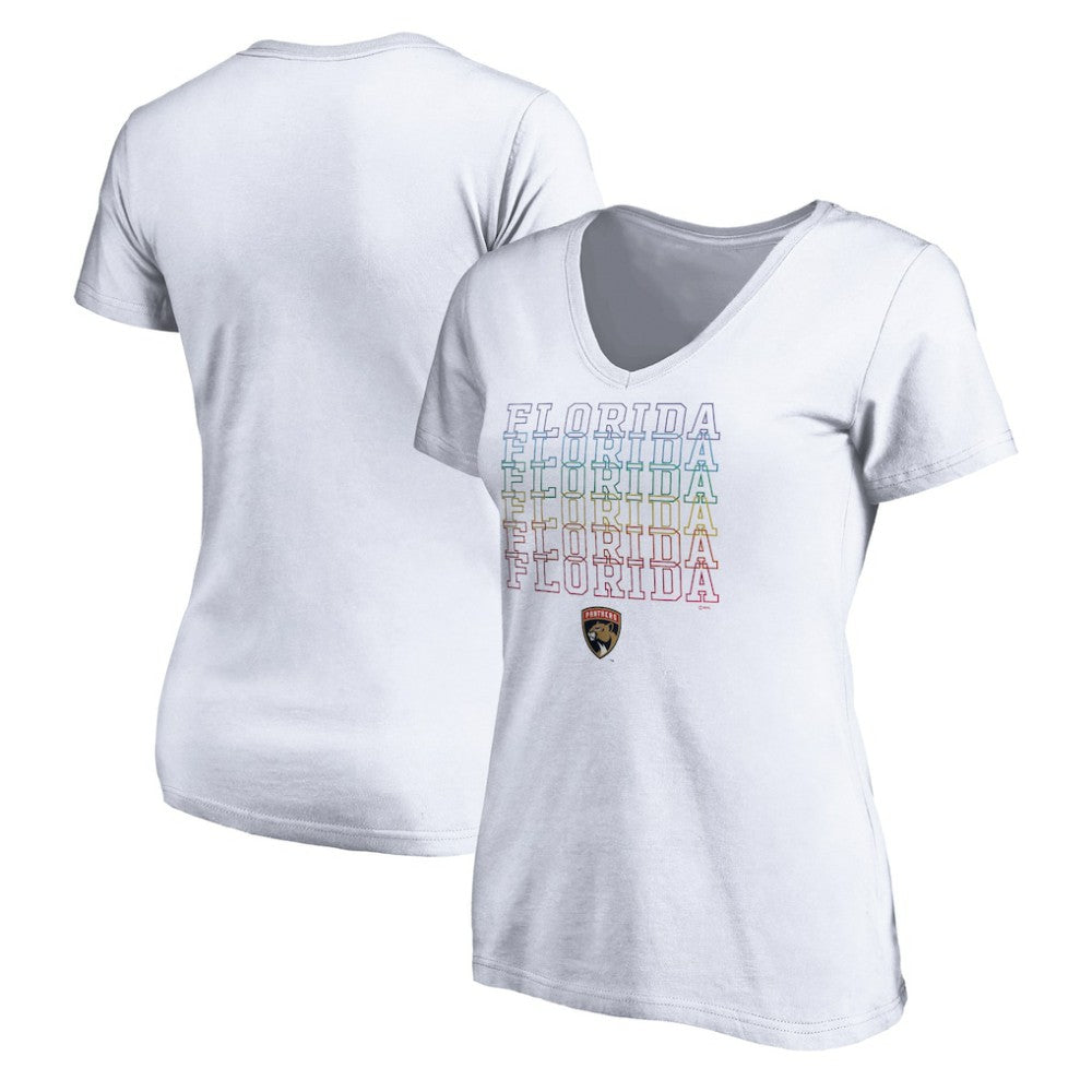 Florida Panthers Women's City Pride V-Neck T-Shirt Outlet