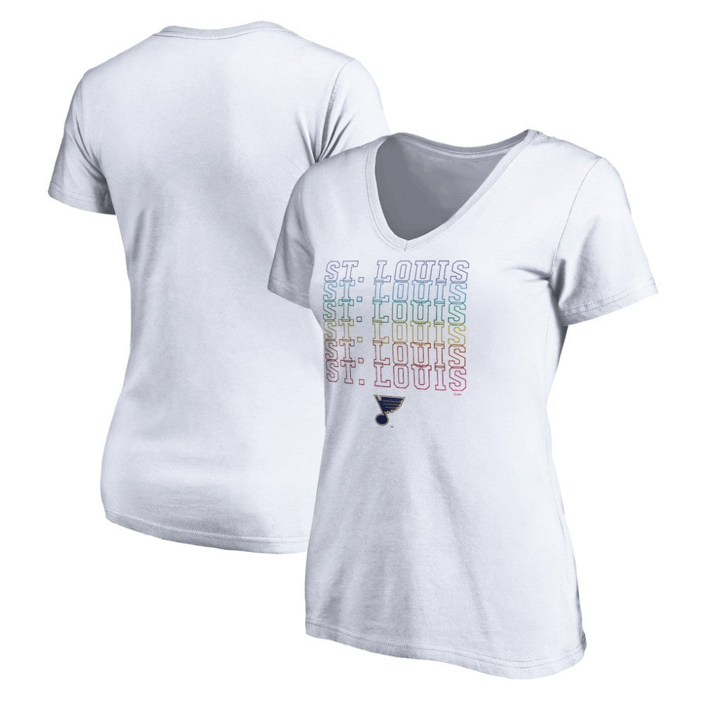 St. Louis Blues Women's City Pride V-Neck T-Shirt For Sale