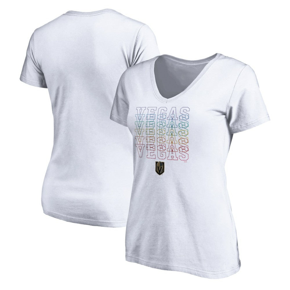 Vegas Golden Knights Women's City Pride V-Neck T-Shirt Outlet