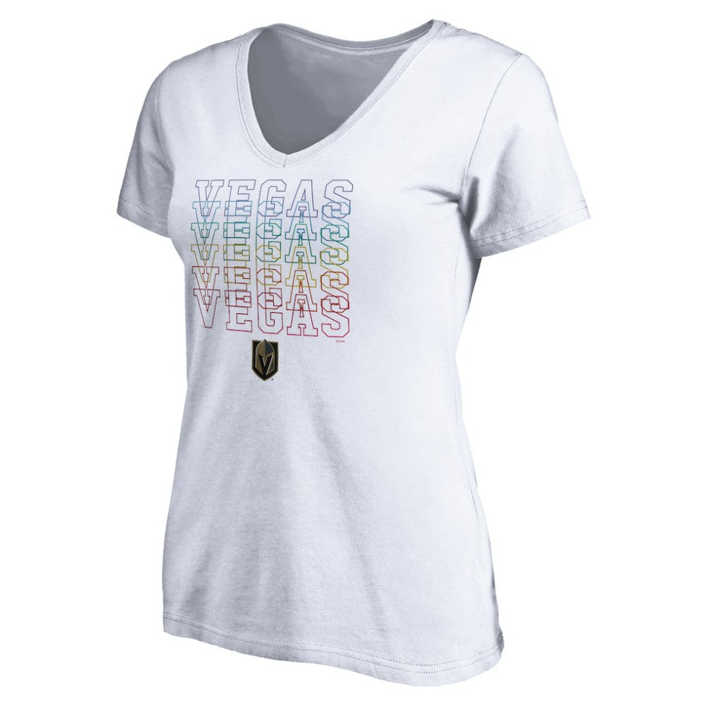 Vegas Golden Knights Women's City Pride V-Neck T-Shirt Outlet