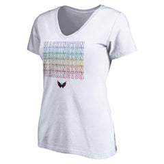 Washington Capitals Women's City Pride V-Neck T-Shirt Sale