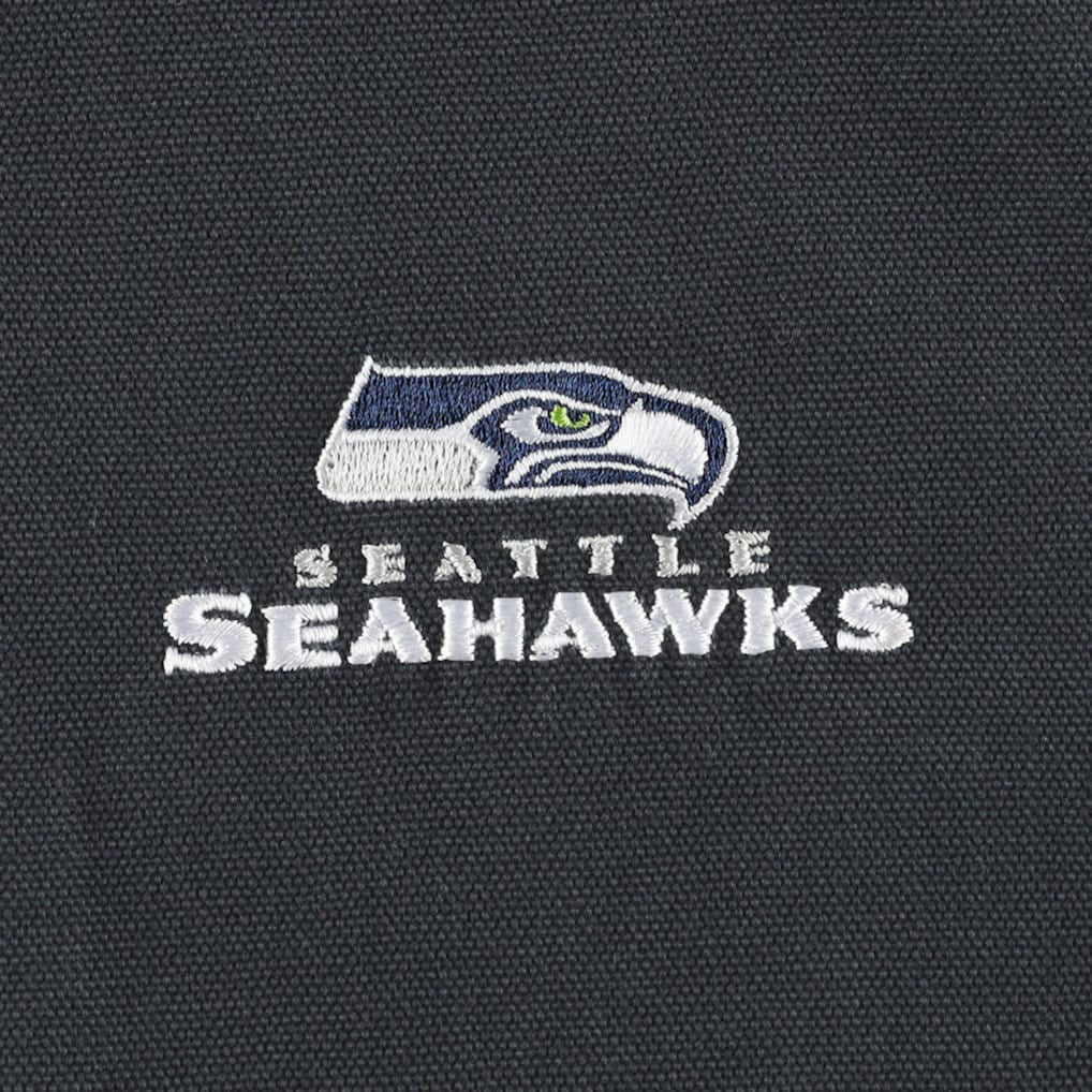 Seattle Seahawks  Dunbrooke Big & Tall Dakota Canvas Hoodie Full-Zip Jacket