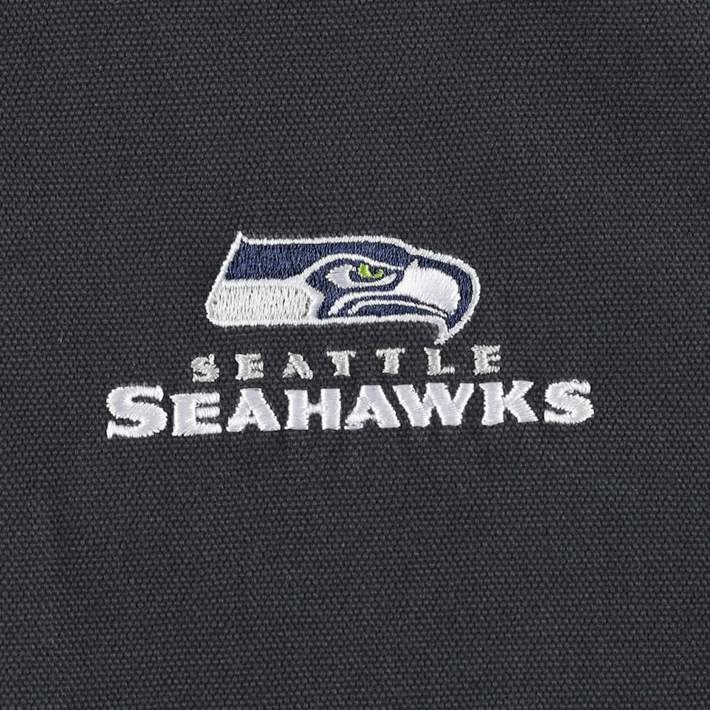 Seattle Seahawks  Dunbrooke Big & Tall Dakota Canvas Hoodie Full-Zip Jacket