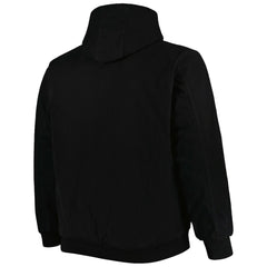 Cincinnati Bengals  Dunbrooke Big & Tall Dakota Canvas Hoodie Full-Zip Jacket