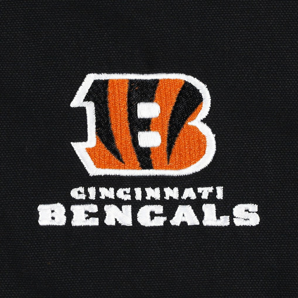 Cincinnati Bengals  Dunbrooke Big & Tall Dakota Canvas Hoodie Full-Zip Jacket
