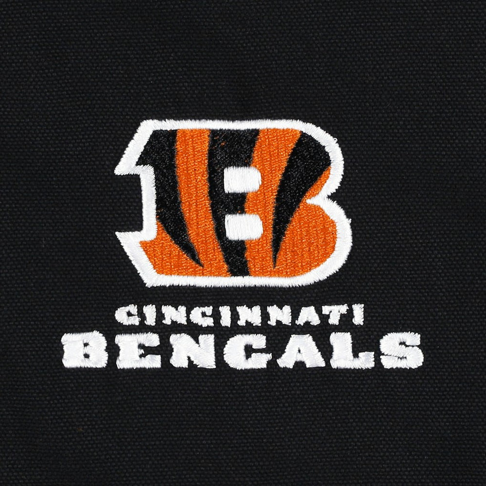 Cincinnati Bengals  Dunbrooke Big & Tall Dakota Canvas Hoodie Full-Zip Jacket