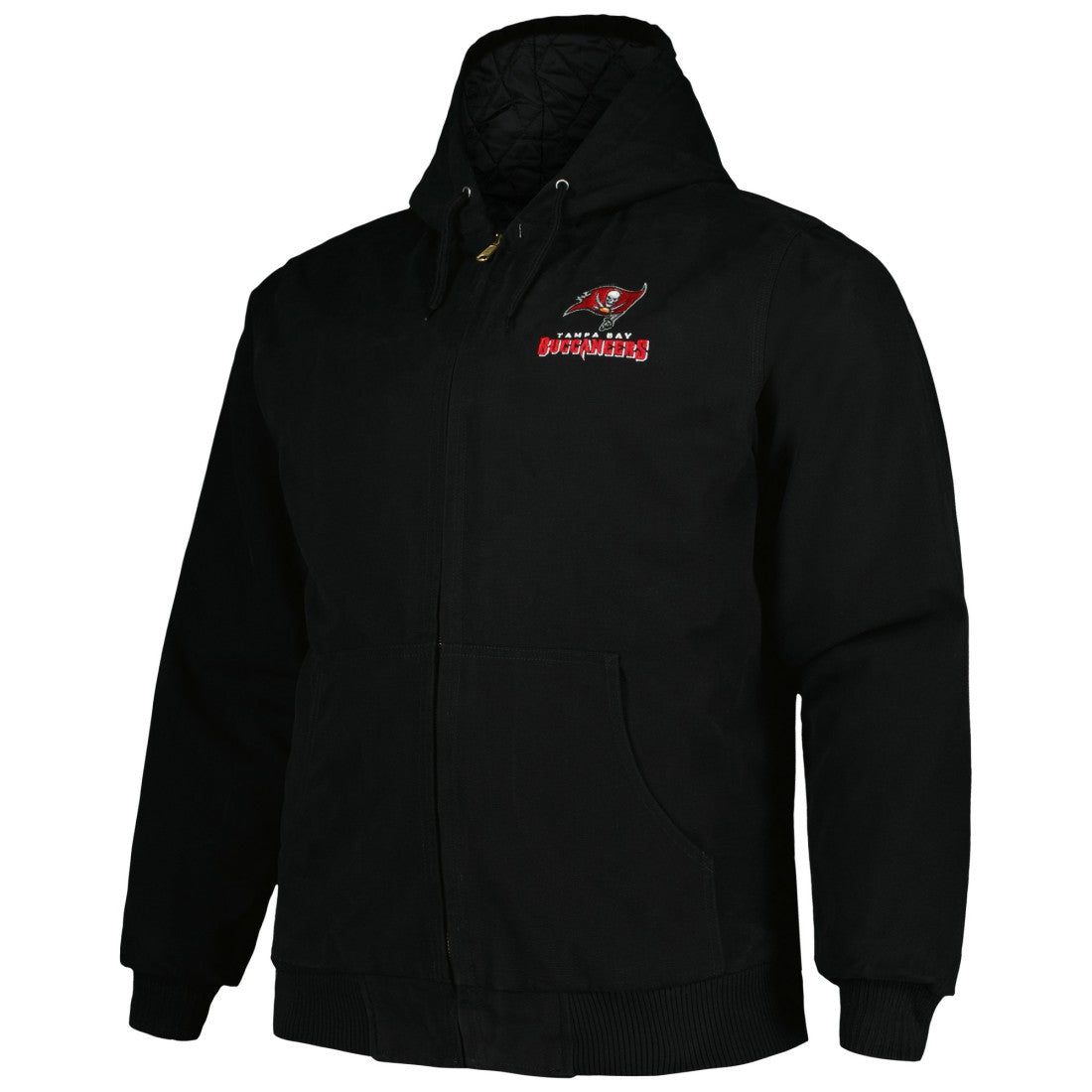 Tampa Bay Buccaneers  Dunbrooke Big & Tall Dakota Canvas Hoodie Full-Zip Jacket