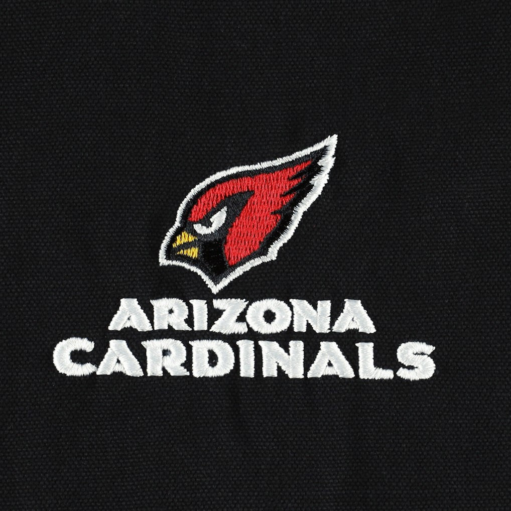 Arizona Cardinals  Dunbrooke Big & Tall Dakota Canvas Hoodie Full-Zip Jacket