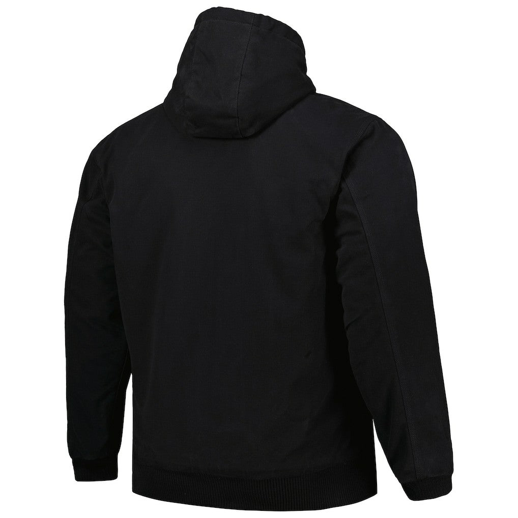 Las Vegas Raiders  Dunbrooke Big & Tall Dakota Canvas Hoodie Full-Zip Jacket