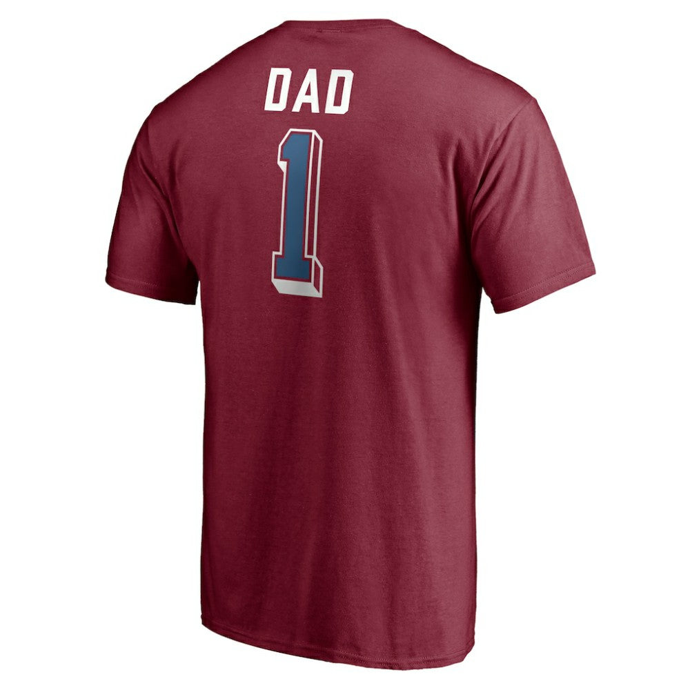 Colorado Avalanche Number One Dad Logo T-Shirt Outlet