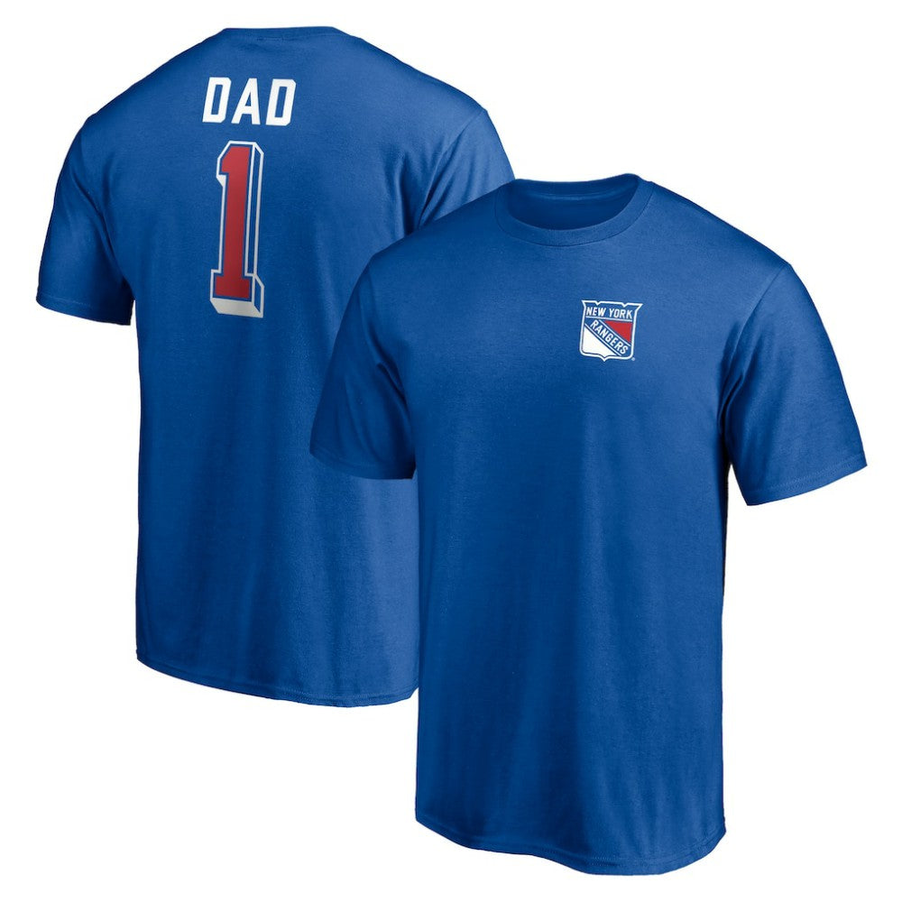 New York Rangers Number One Dad Logo T-Shirt Online