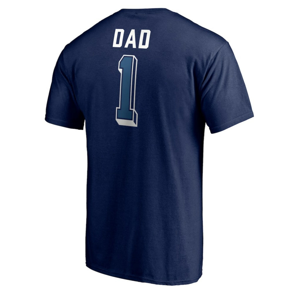 Winnipeg Jets Number One Dad Logo T-Shirt For Sale