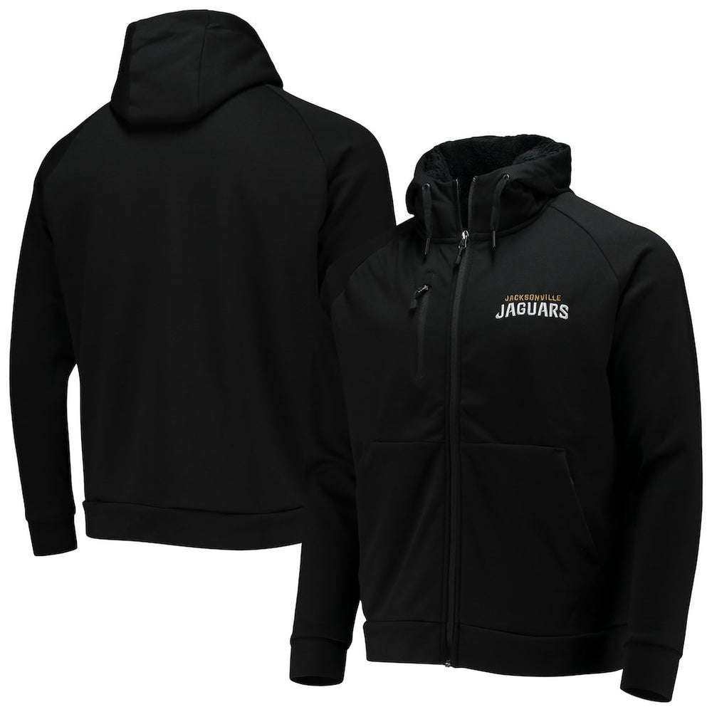 Jacksonville Jaguars  Dunbrooke Shag Tri-Blend Full-Zip Raglan Hoodie