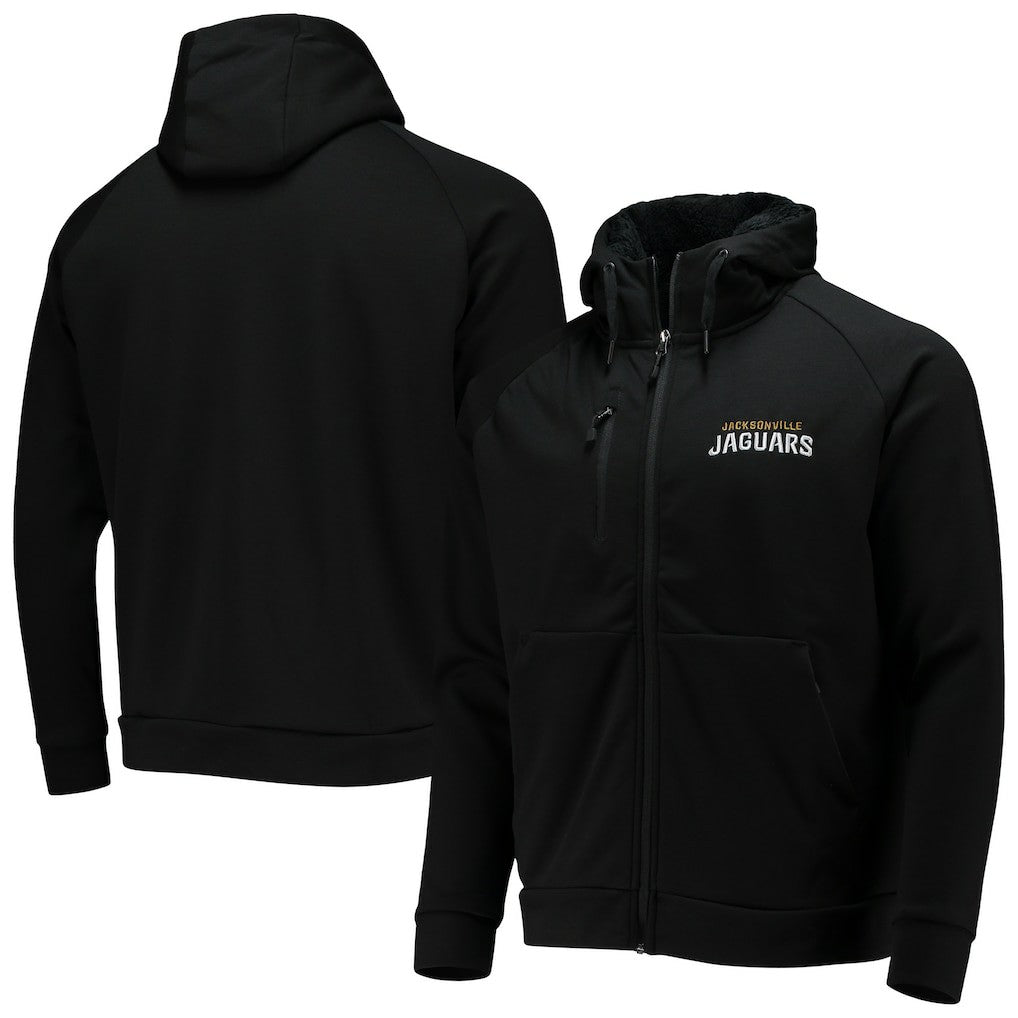 Jacksonville Jaguars  Dunbrooke Shag Tri-Blend Full-Zip Raglan Hoodie